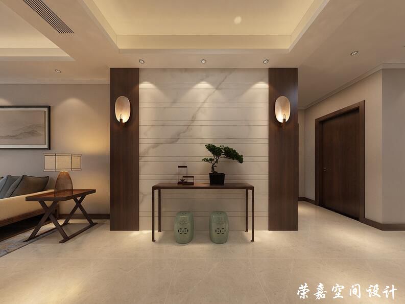 上海装修案例中式雅致 和简清静